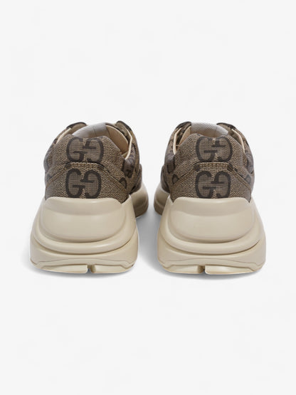 Gucci Rhyton Sneakers Beige  / Brown Canvas EU 37.5 UK 4.5