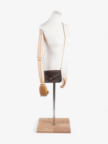 Louis Vuitton Pochette Felice Monogram Coated Canvas