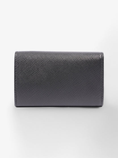Prada Key Holder Black Saffiano Leather