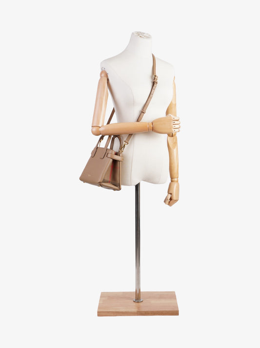 Burberry Baby Banner Camel Leather