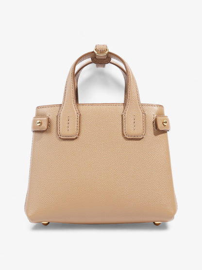Burberry Baby Banner Camel Leather