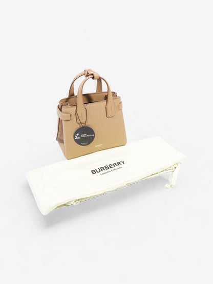 Burberry Baby Banner Camel Leather