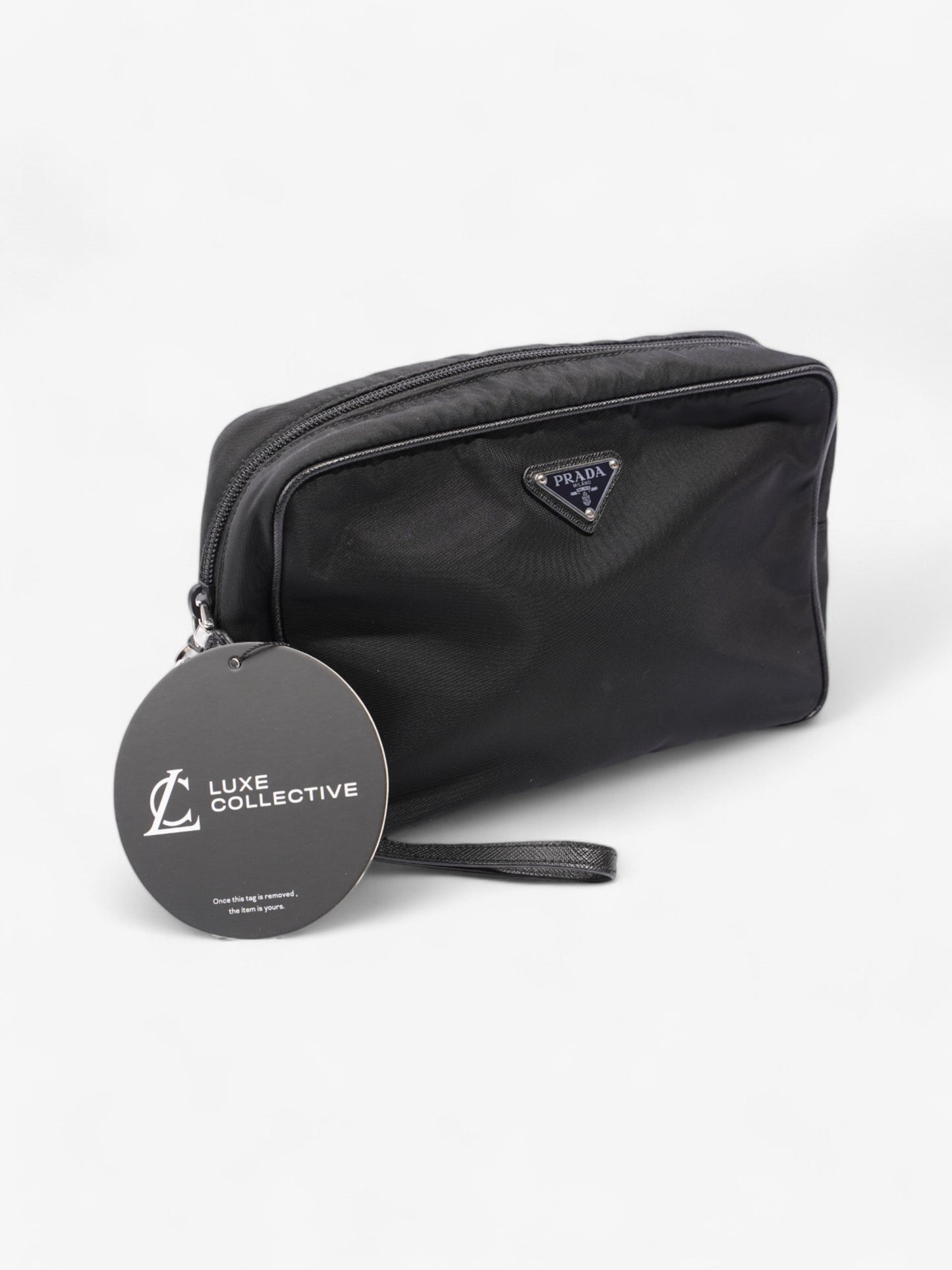 Prada Pouch Black Re Nylon