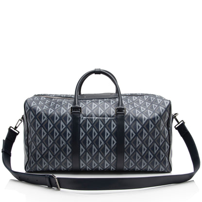 Dior CD Diamond Coated Canvas Lingot Duffle Bag (SHF-xwDGyq)