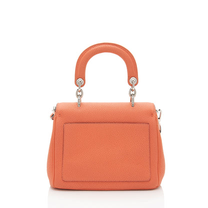 Dior Calfskin Be Dior Flap Mini Top Handle