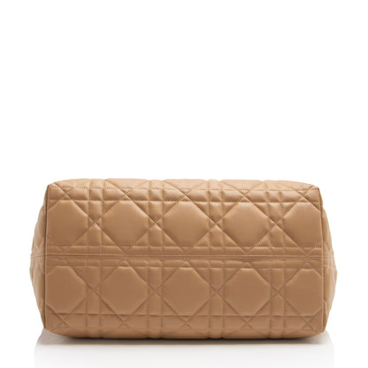 Dior Calfskin Cannage Toujours Large Tote (SHF-U1TKKB)