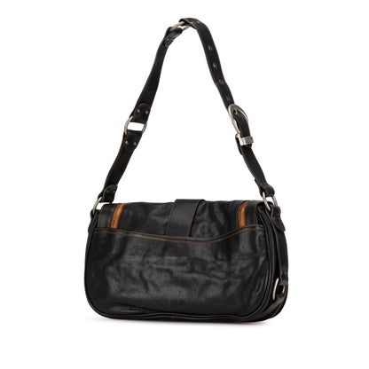 Dior Calfskin Gaucho Double Saddle Shoulder Bag (SHG-XIEEW1)