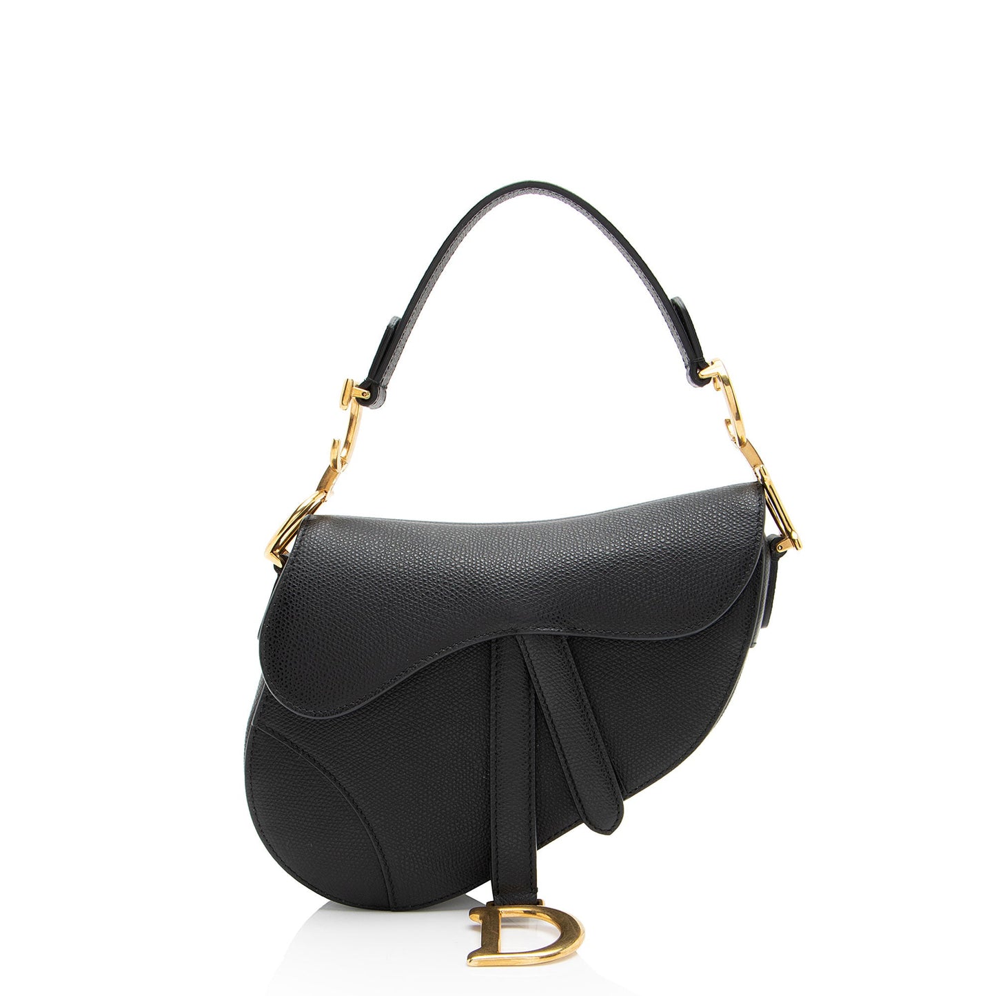 Dior Grained Calfskin Saddle Mini Bag