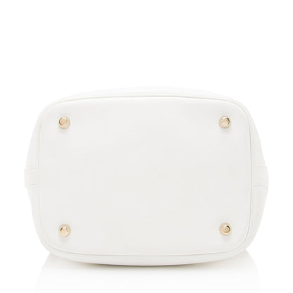 Dior Calfskin Snakeskin Paradise Bubble Bucket Bag