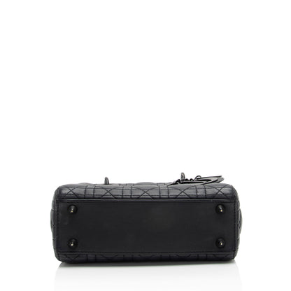 Dior Calfskin Ultra Matte Lady Dior Small Tote (SHF-MCFuwA)