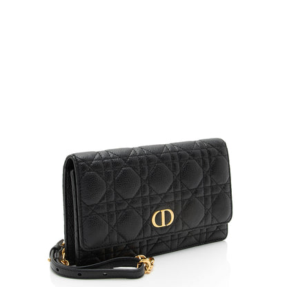 Dior Cannage Calfskin Caro Belt Bag (SHF-9vLuS0)