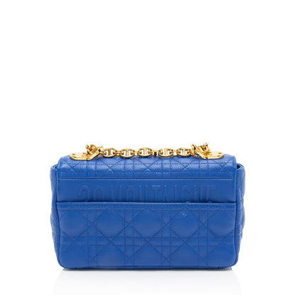 Dior Cannage Calfskin Caro Small Bag