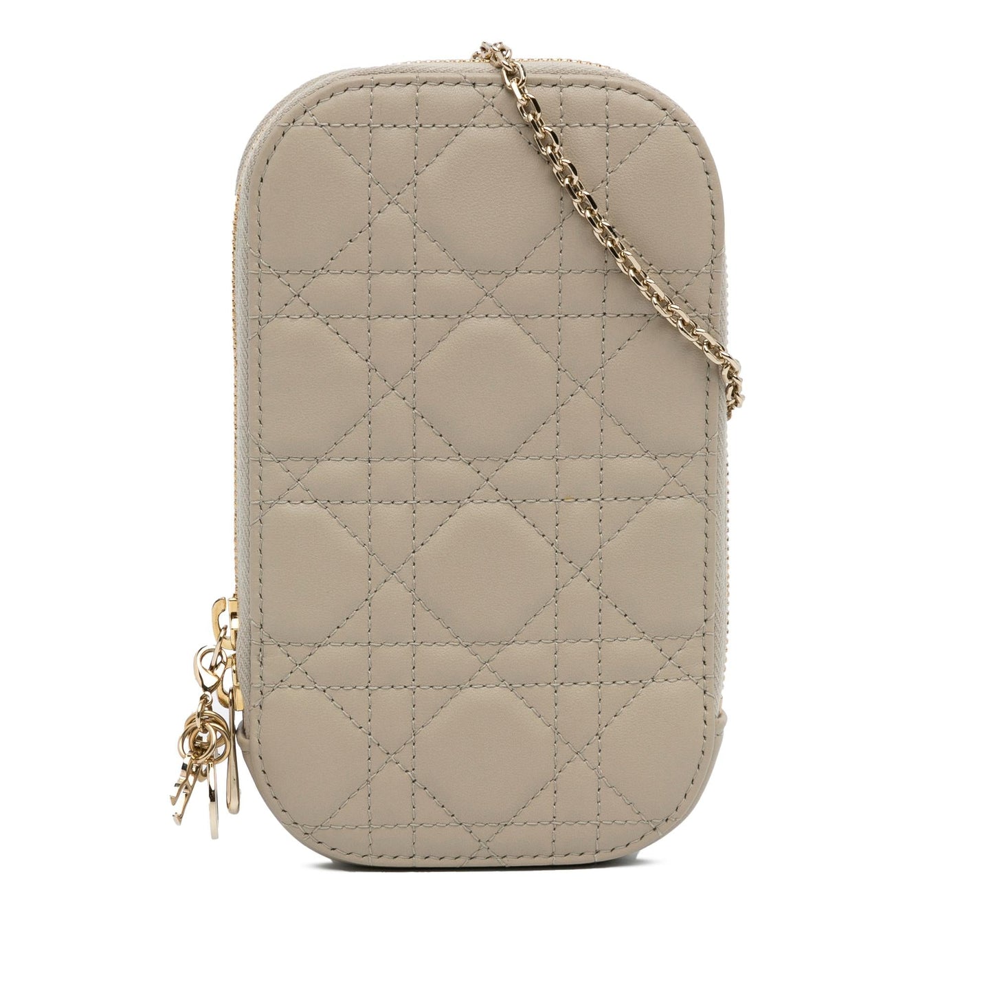 Dior Cannage Lady Dior Phone Holder (SHG-UXY0yn)