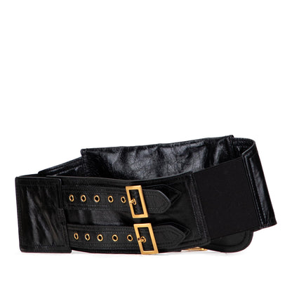 Dior Crinkled Lambskin Saddle Belt Bag