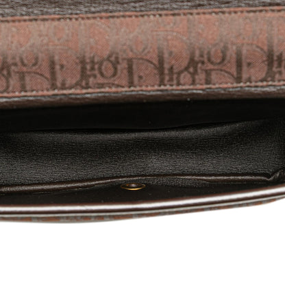 Dior Diorissimo Trotter Canvas Flap Crossbody