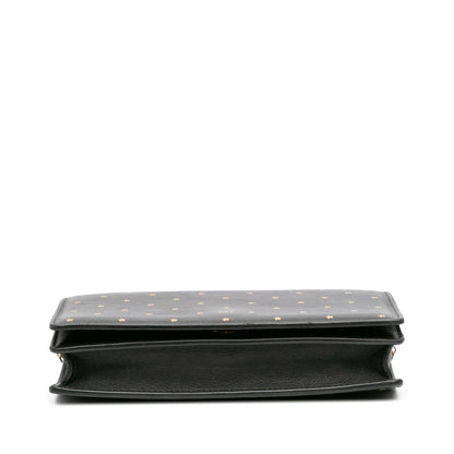 Dior Embossed Calfskin Stars Wallet on Chain