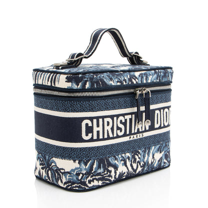 Dior Embroidered Palms Canvas Diortravel Vanity Case (SHF-UtXjlH)