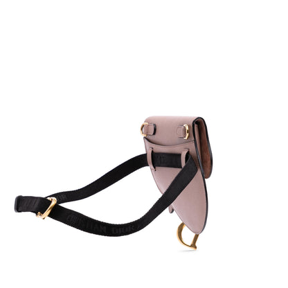 Dior Grained Calfskin Saddle Belt Bag