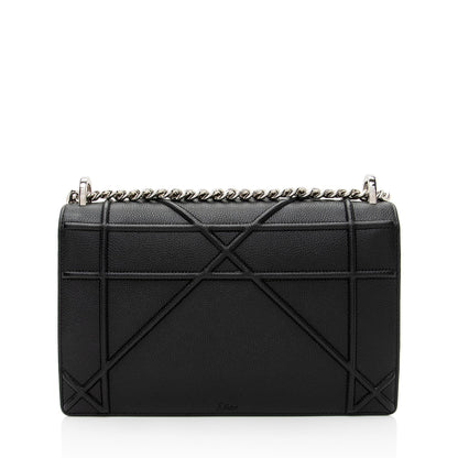 Dior Grained Leather Diorama Medium Shoulder Bag (SHF-KzIqLT)