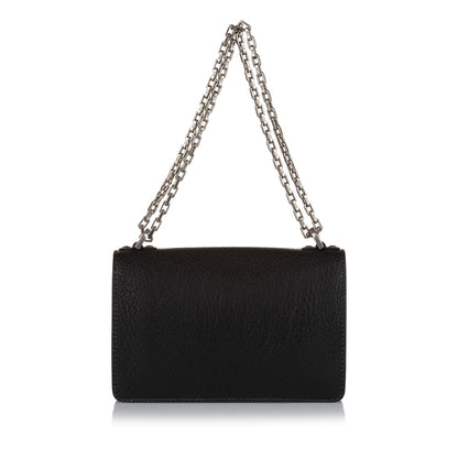 Dior JaDior Chain Leather Flap Bag (SHG-cREInI)