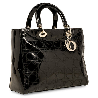 Christian Dior Lady Dior - Large - Patent