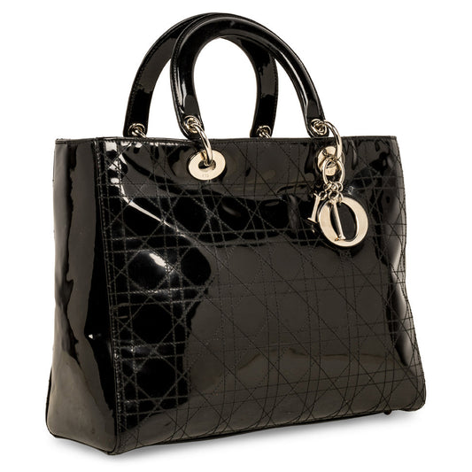 Christian Dior Lady Dior - Large - Patent