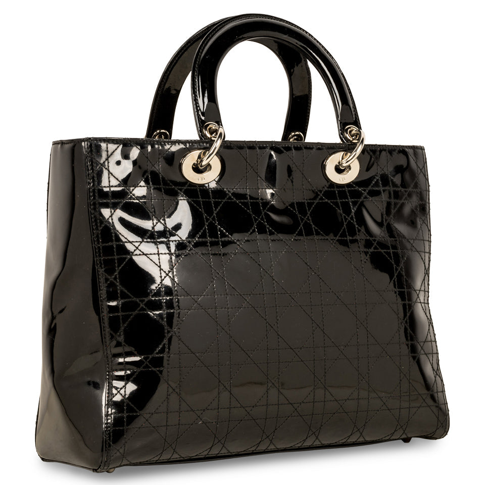 Christian Dior Lady Dior - Large - Patent