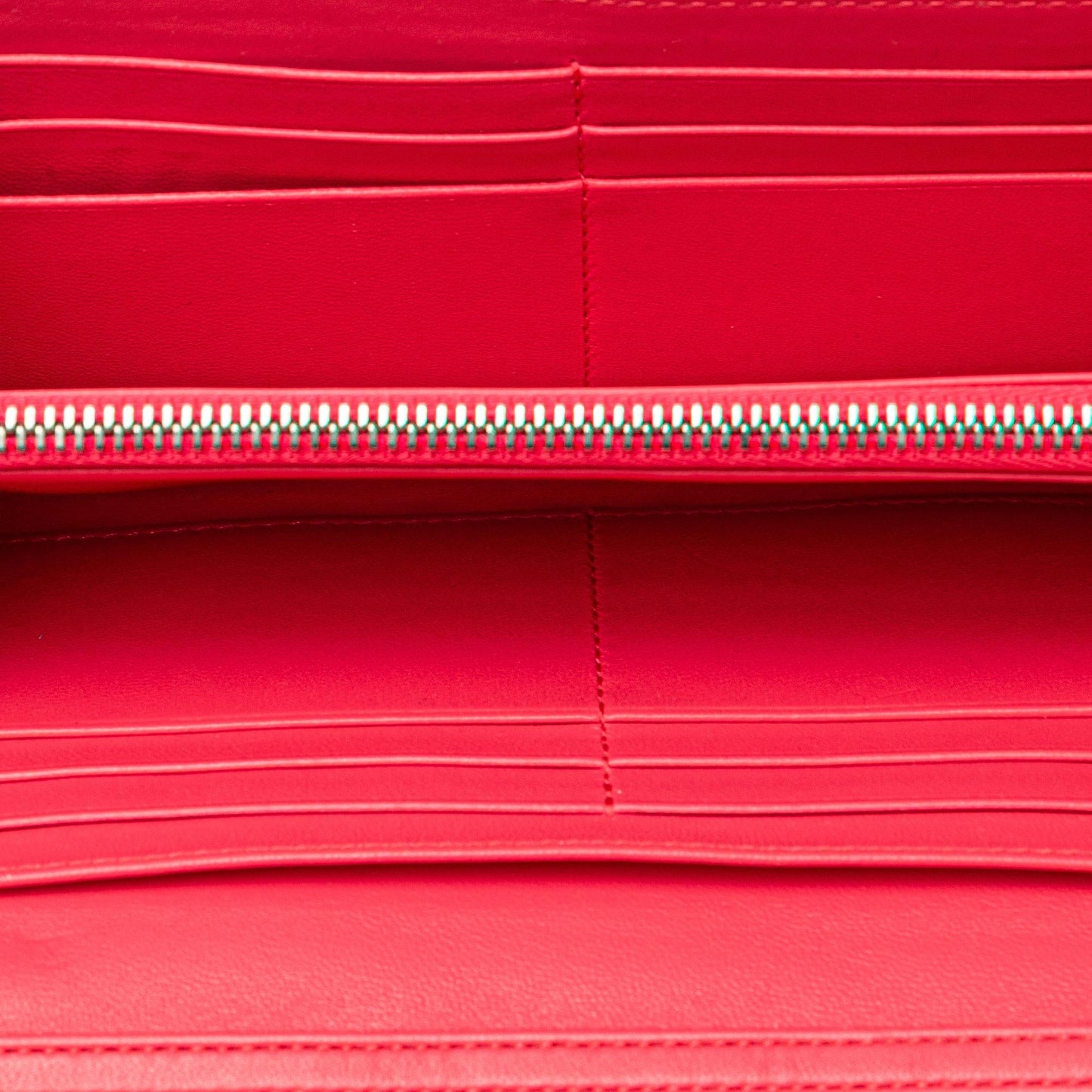 Dior Lambskin Cannage Lady Dior Wallet On Chain