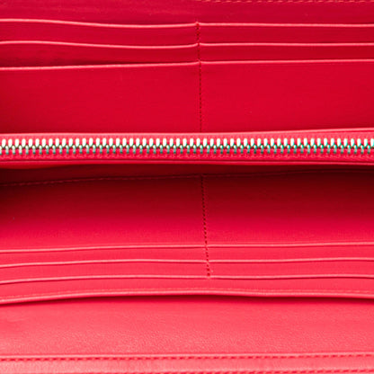 Dior Lambskin Cannage Lady Dior Wallet On Chain