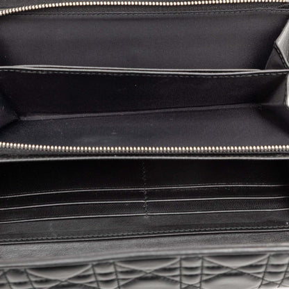 Dior Lambskin Cannage Lady Dior Wallet On Chain