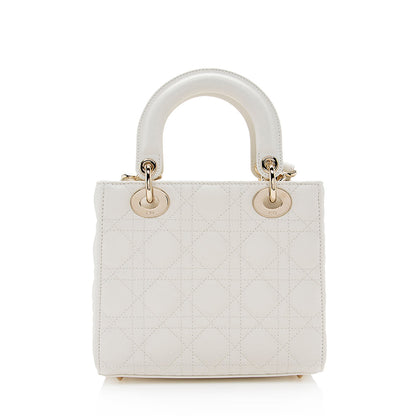 Dior Lambskin Cannage Lady Small Tote (SHF-19216)