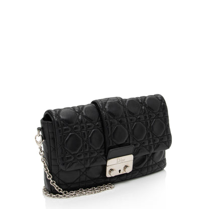 Dior Lambskin Cannage Miss Dior Promenade Crossbody (SHF-ISead3)