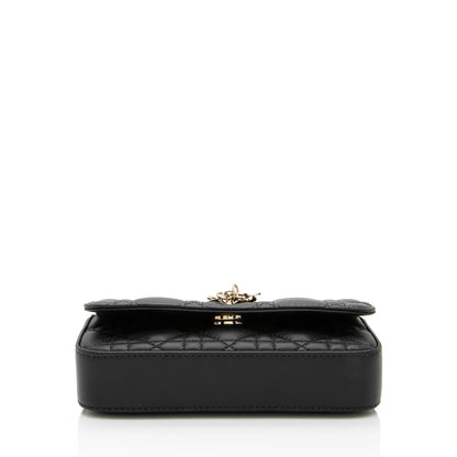 Dior Lambskin Dior Talk Phone Pouch (SHF-lwmgfd)