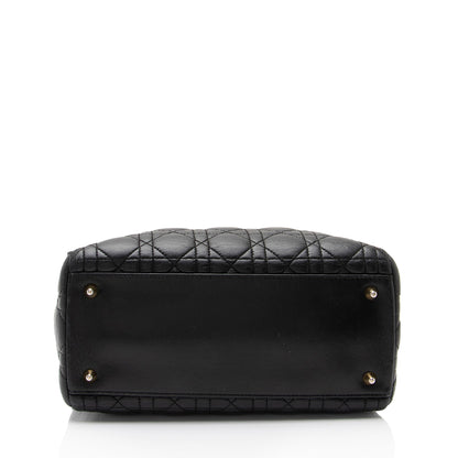 Dior Lambskin Lady Dior Medium Tote (SHF-aNlTPc)