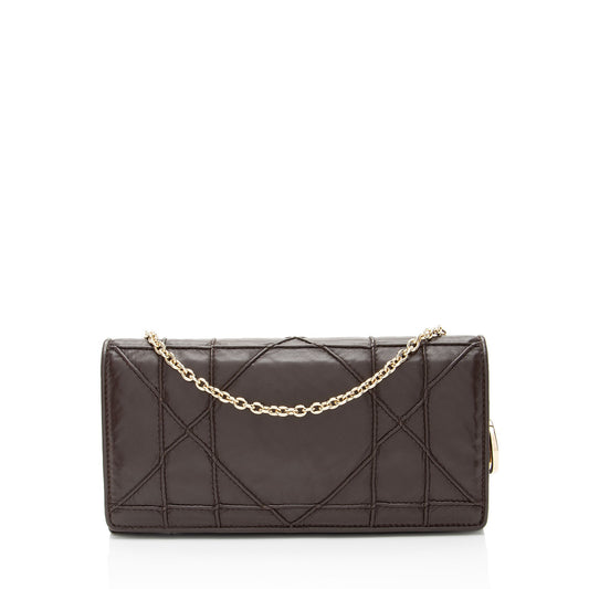 Dior Lambskin Rendezvous Wallet on Chain