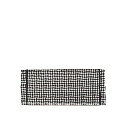 Dior Large Canvas Houndstooth Embroidered Book Tote