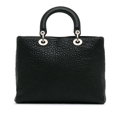 Dior Large Canyon Grained Lambskin Lady Dior (SHG-Obzds1)