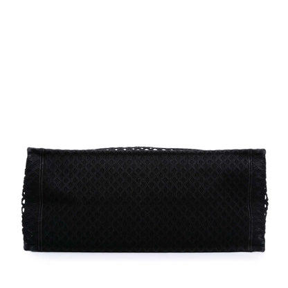 Dior Large Embroidered Mesh Book Tote