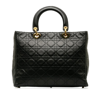 Dior Large Lambskin Cannage Lady Dior (SHG-1eYJTj)