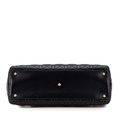 Dior Large Lambskin Cannage Lady Dior