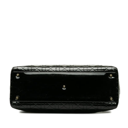 Dior Large Patent Cannage Lady Dior (SHG-LBSYp7)