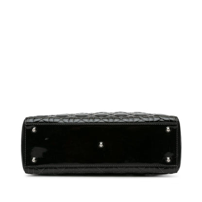 Dior Large Patent Cannage Lady Dior (SHG-bYroL1)