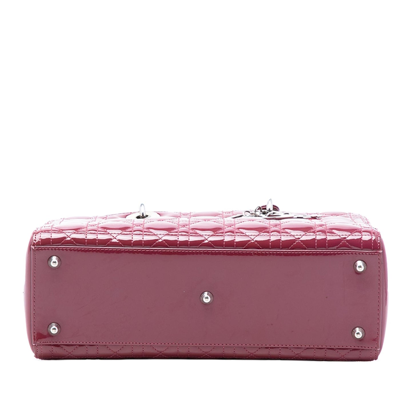 Dior Large Patent Cannage Lady Dior