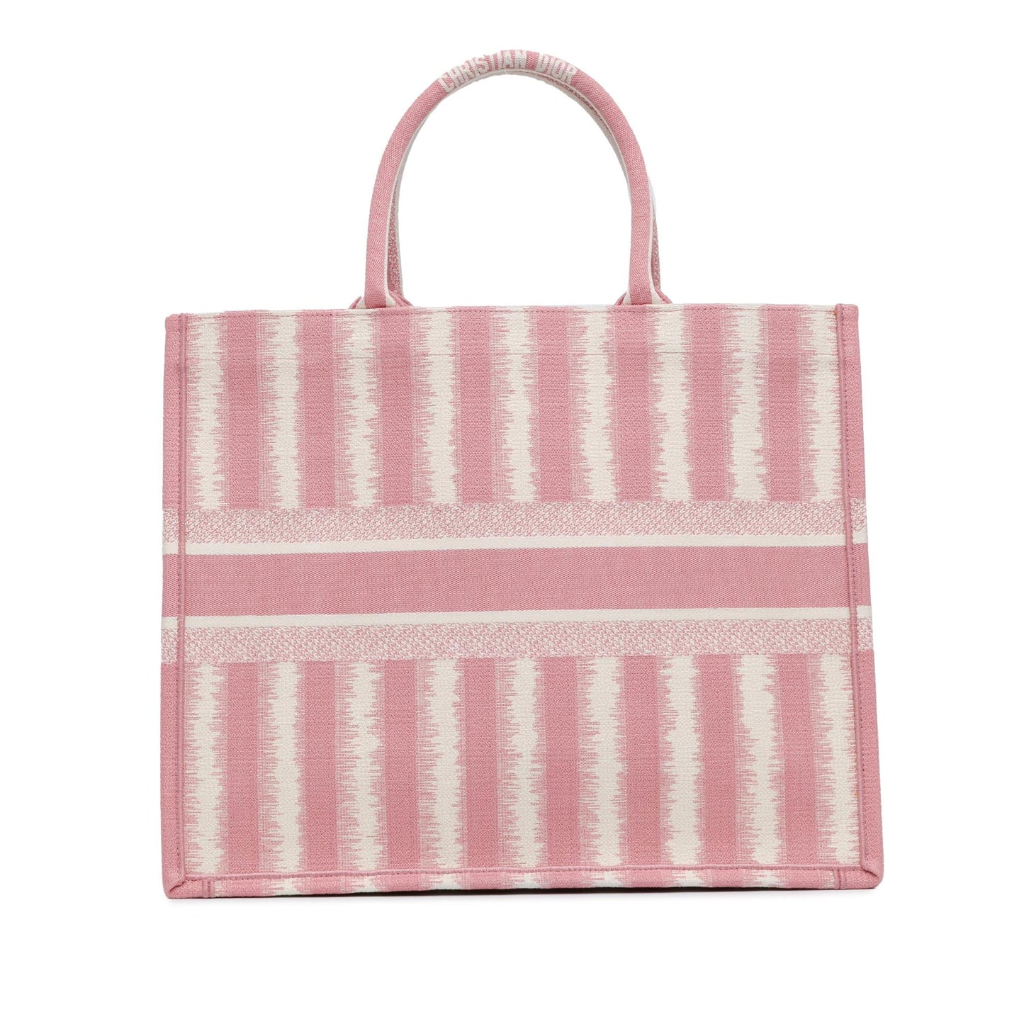 Dior Large Striped Book Tote