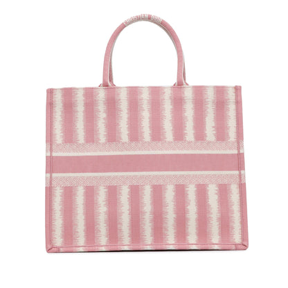 Dior Large Striped Book Tote