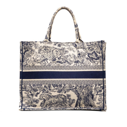 Dior Large Toile De Jouy Book Tote (SHG-zBob0t)