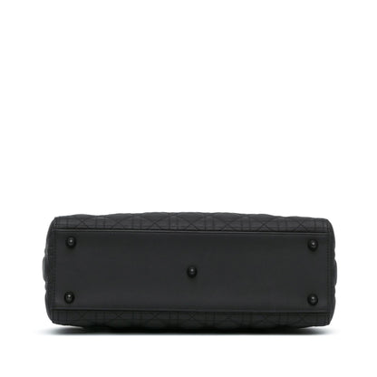 Dior Large Ultra Matte Calfskin Cannage Lady Dior (SHG-Mtgd6q)
