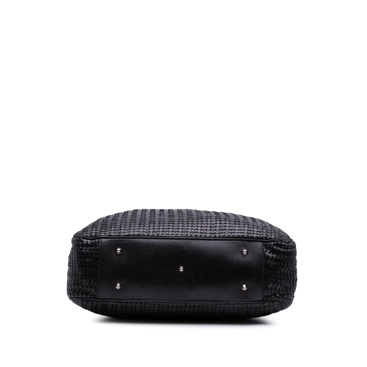 Dior Large Woven Lambskin Lady Dior Soft Shopping Tote