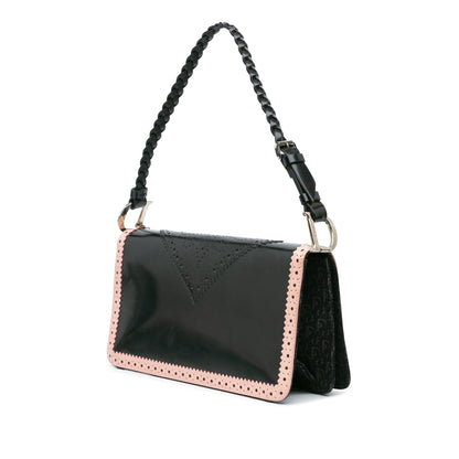 Dior Leather D'Trick Brogue Spectator Bag