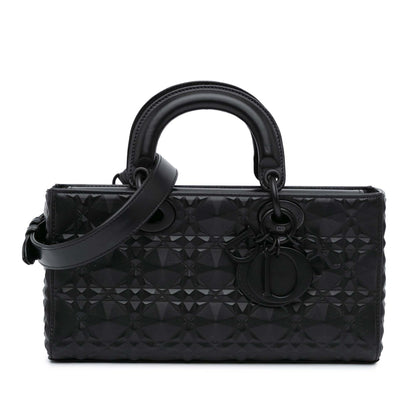 Dior Medium Calfskin Cannage Diamond Lady D Joy (SHG-0FjalQ)